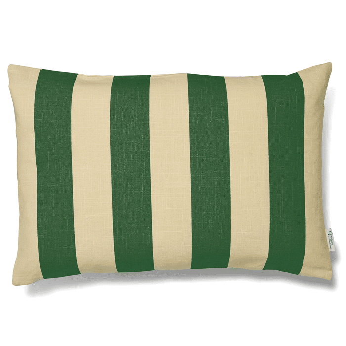 Kuddfodral Striped Grön
