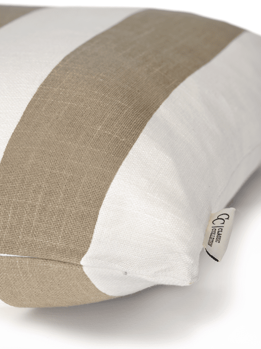 kudde-randig-beige-vit-classiccollection