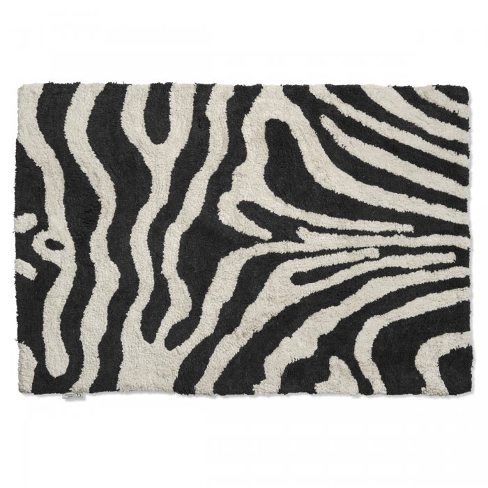 Bath mat Zebra 60x90 Black/White Classic Collection