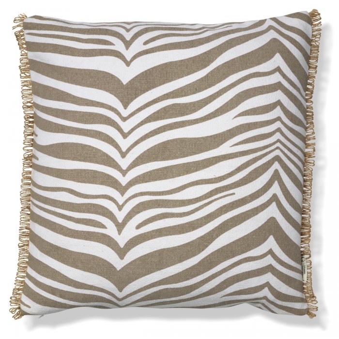 Cushion Zebra Simply Taupe Classic Collection