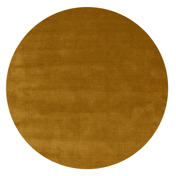 Solid Ochre Round