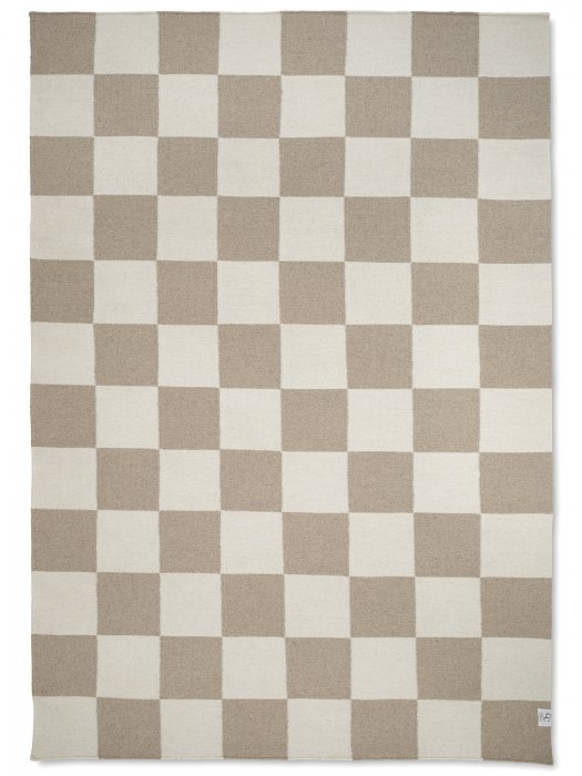 Teppiche Squares Weiß/Natur