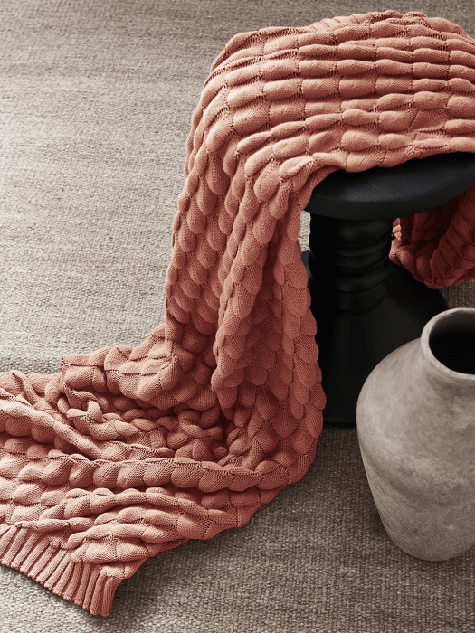 Plaid Gems 130x170 Coral Classic Collection